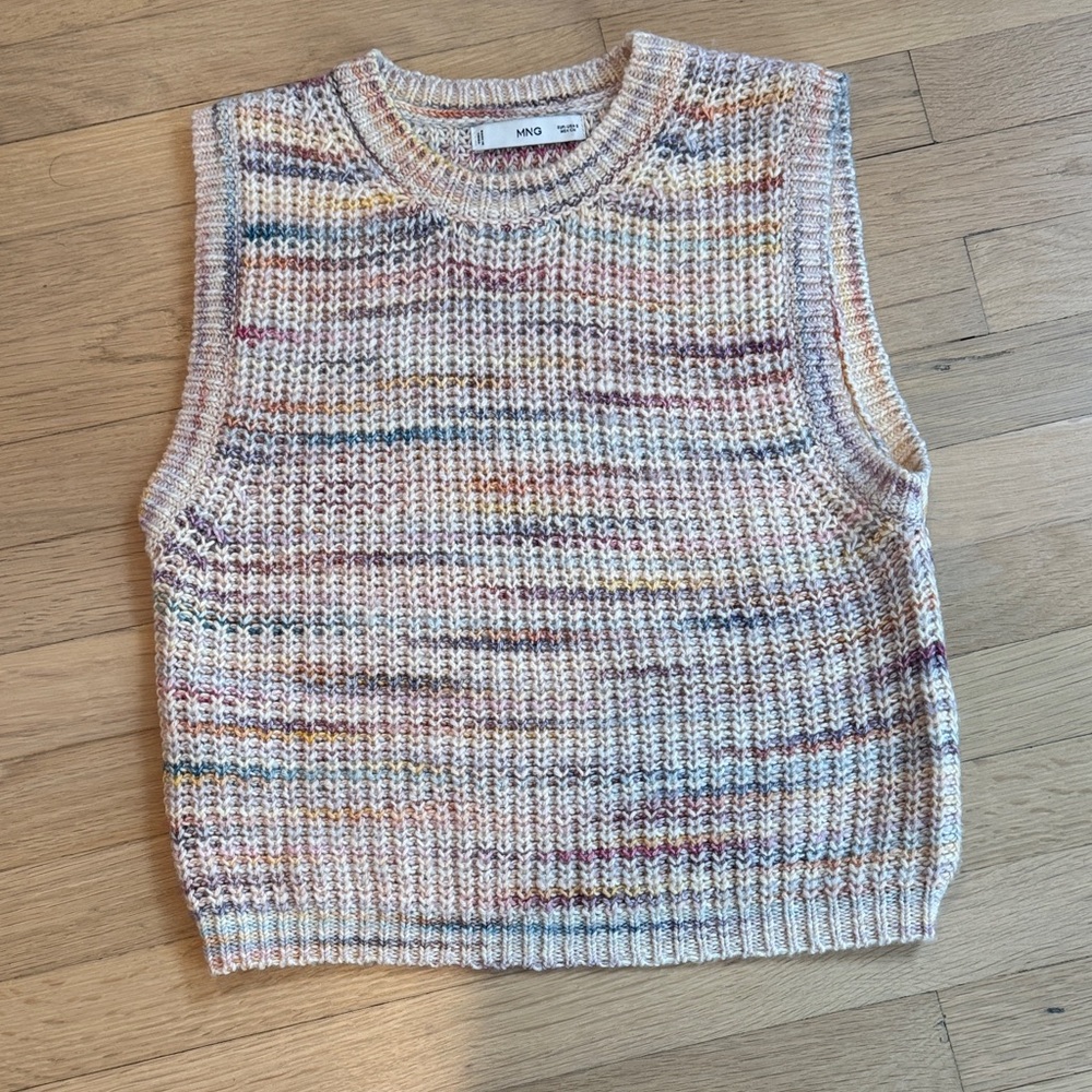 Mango Multicolor Knit Sweater